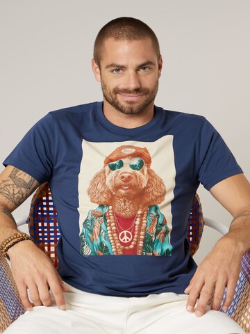 T-Shirt ' CABOSUN ' Deeluxe en violet : devant