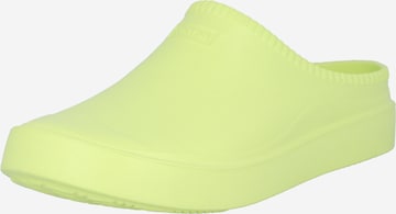 HUNTER Clogs in Yellow: front