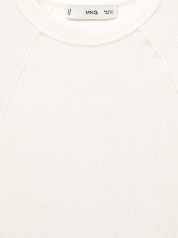 MANGO Koszulka 'SAUTE' w kolorze biały