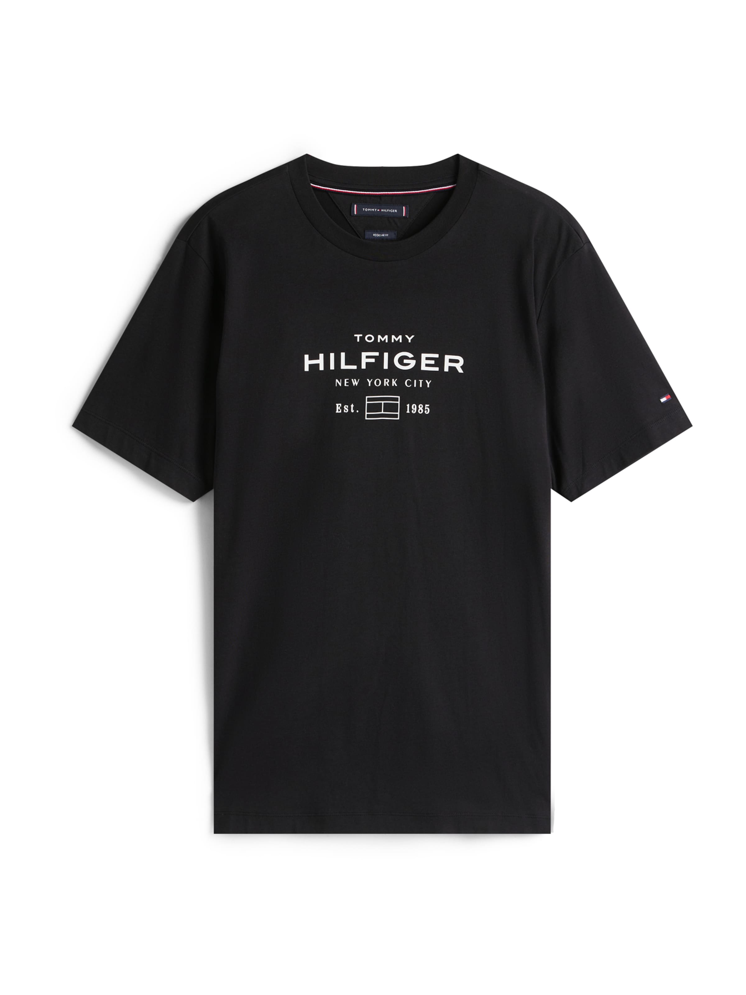 TOMMY HILFIGER Tričko - Čierna: predná strana