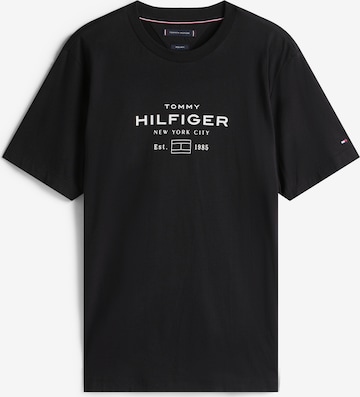 T-Shirt TOMMY HILFIGER en noir : devant