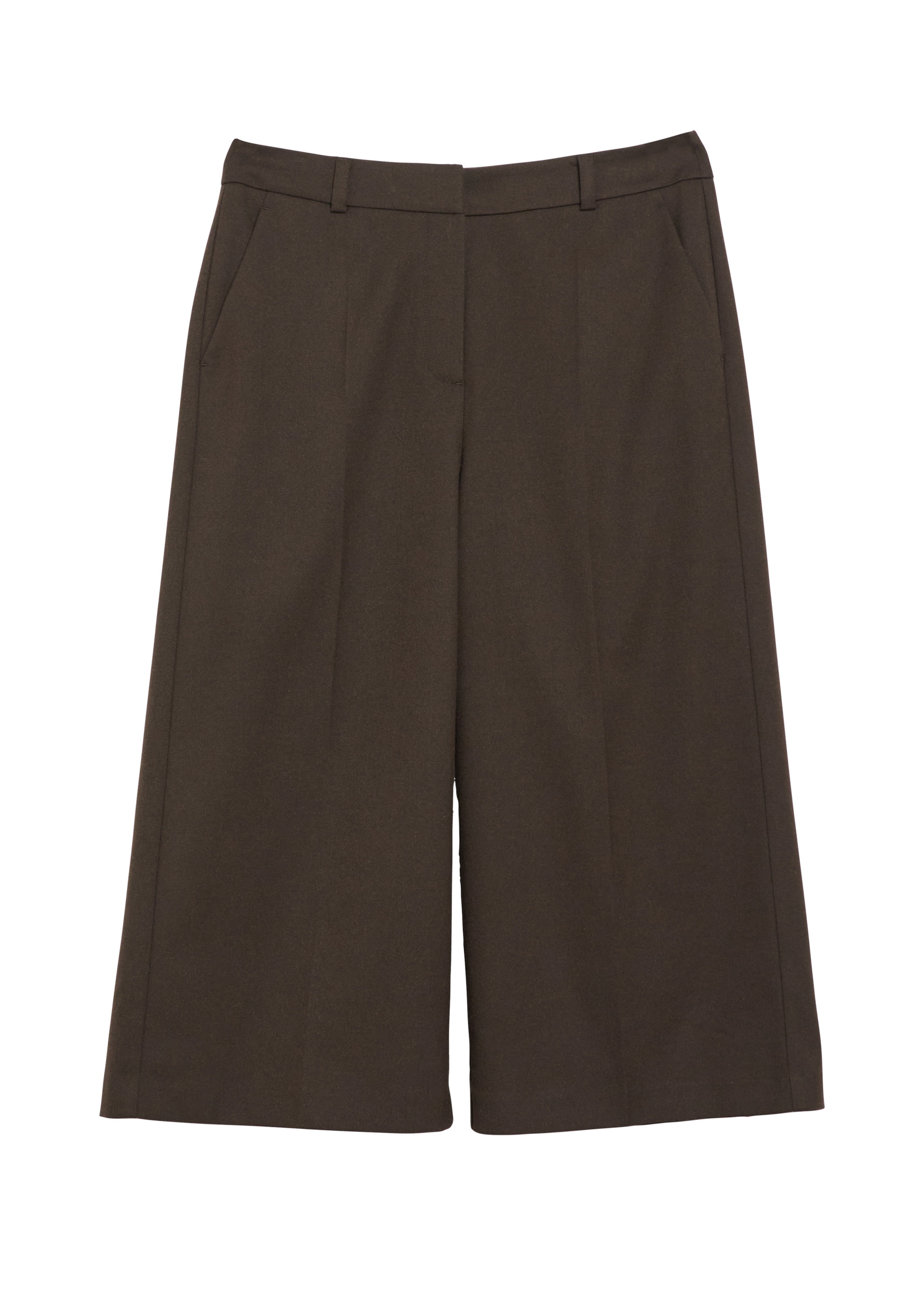 COMMA Wide Leg Hose in Braun: Vorderseite