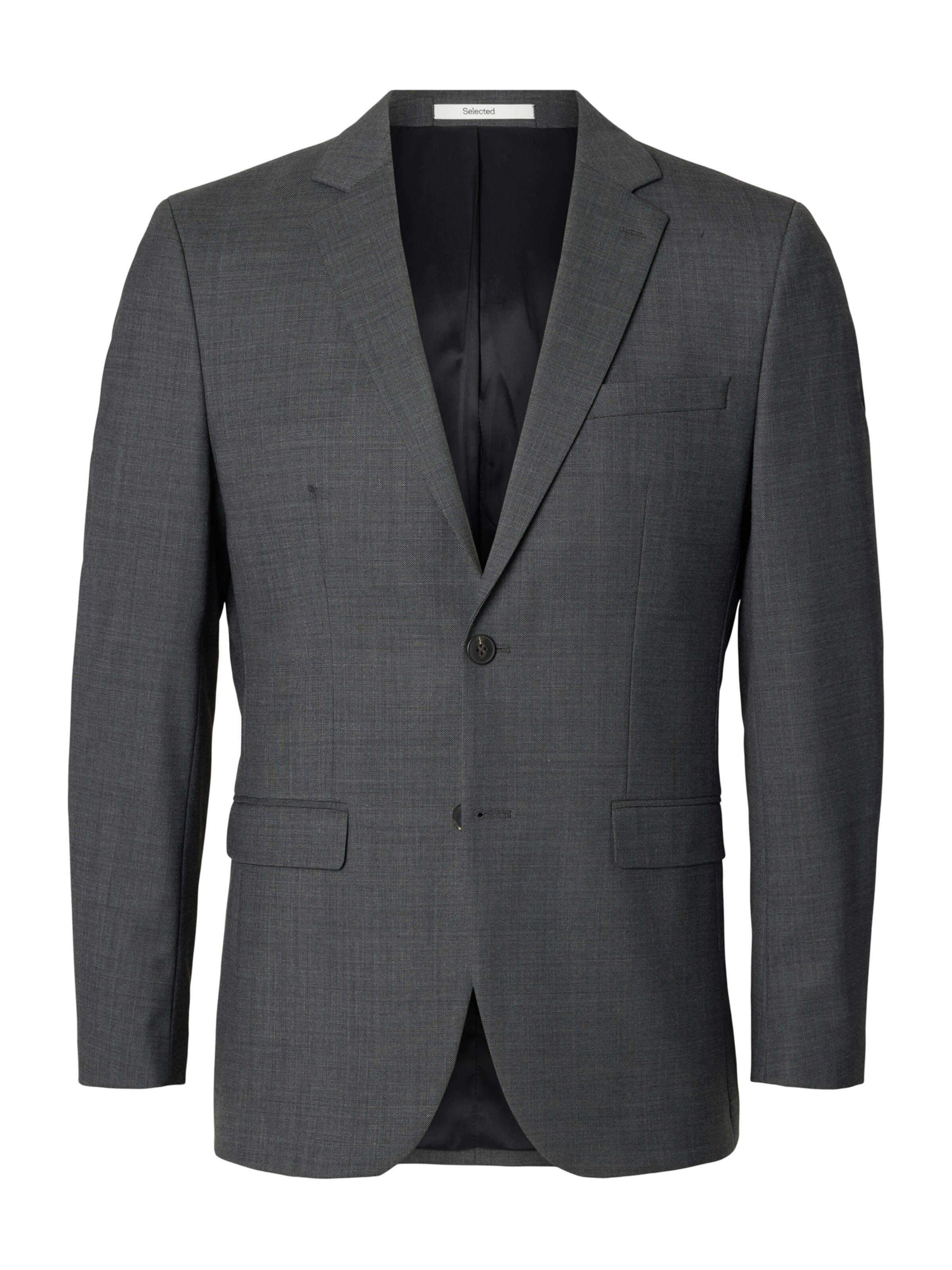 Veste de costume 'SLHTHEO' SELECTED en gris : devant