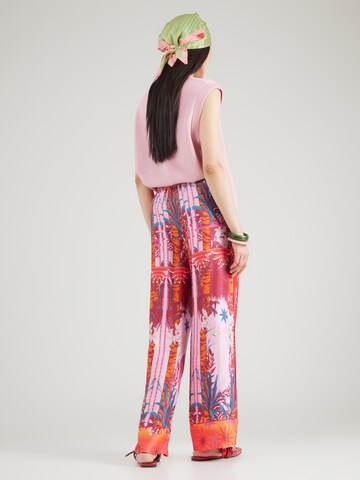 Wide leg Pantaloni 'Tiger Heart' di miss goodlife in rosso