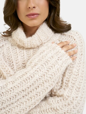 Smith&Soul Grobstrick Pullover mit Rollkragen in Weiß