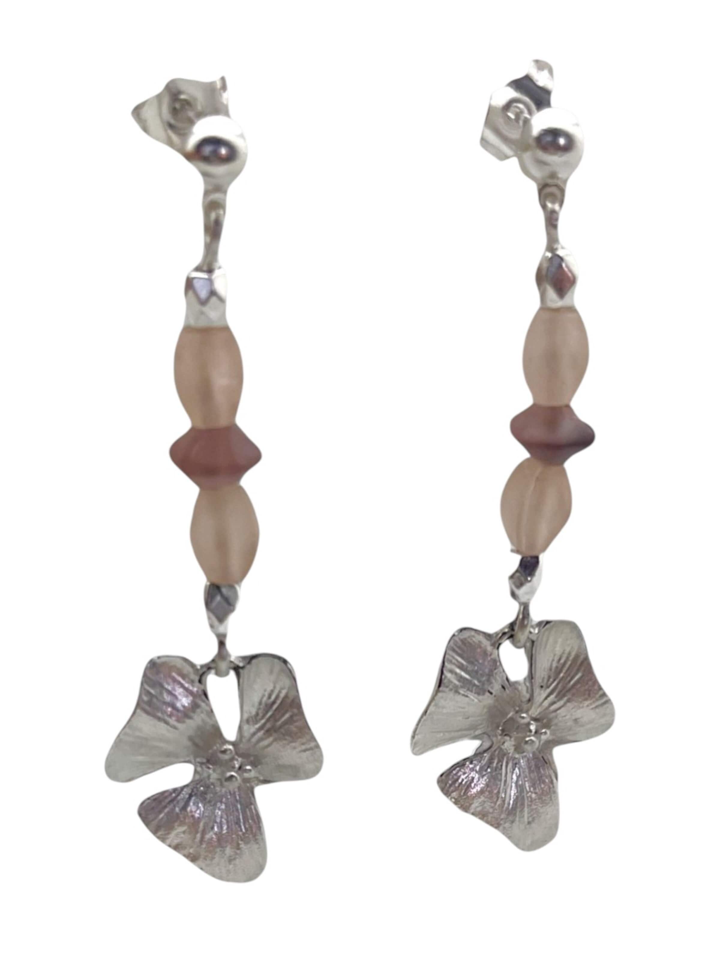 Gloria Mago Earrings 'Romantic' in Pink: front