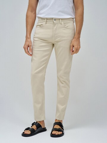 Salsa Jeans Slim fit Chino trousers 'Slim' in Beige: front
