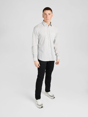 s.Oliver Slim fit Button Up Shirt in White