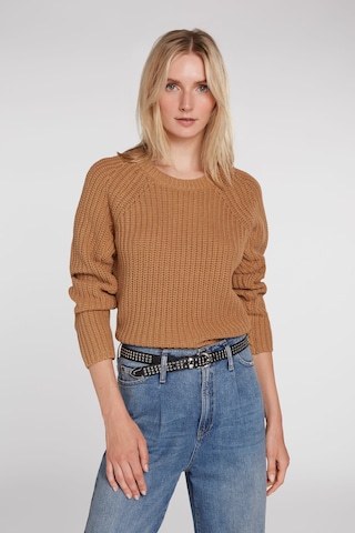 Pull-over SET en marron : devant