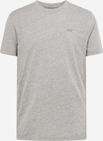 HOLLISTER Тениска в сиво: отпред