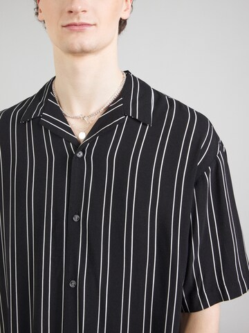 JACK & JONES Comfort fit Koszula 'JJEJeff' w kolorze czarny