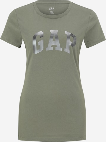 T-shirt 'CLASSIC' Gap Tall en vert : devant
