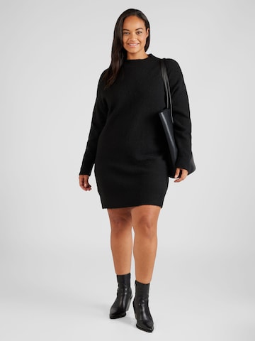 Noisy May Curve Knitted dress 'SARI' in Black