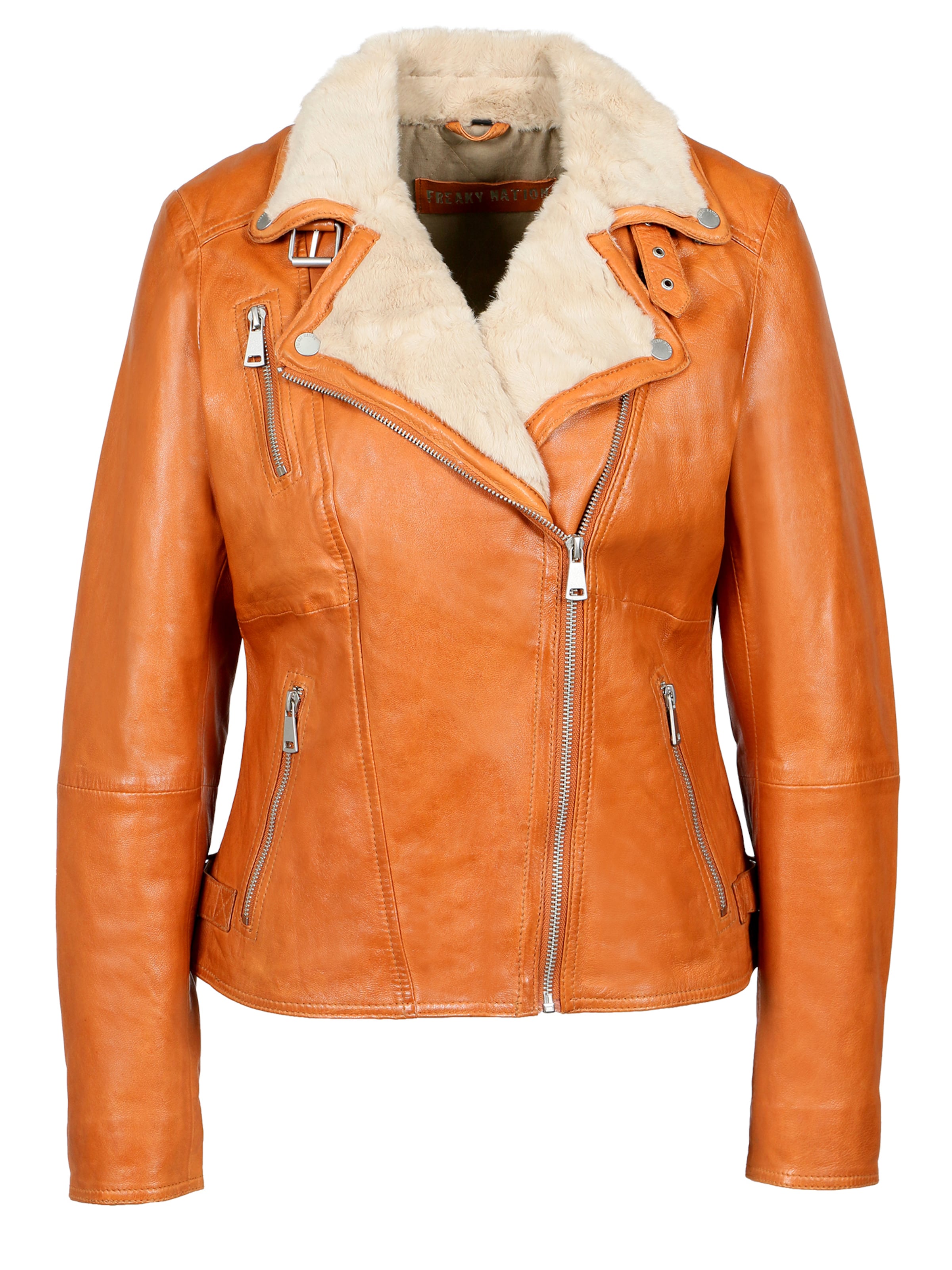 FREAKY NATION Overgangsjakke i brun: forside