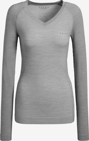 FALKE Base Layer in Grau: Vorderseite