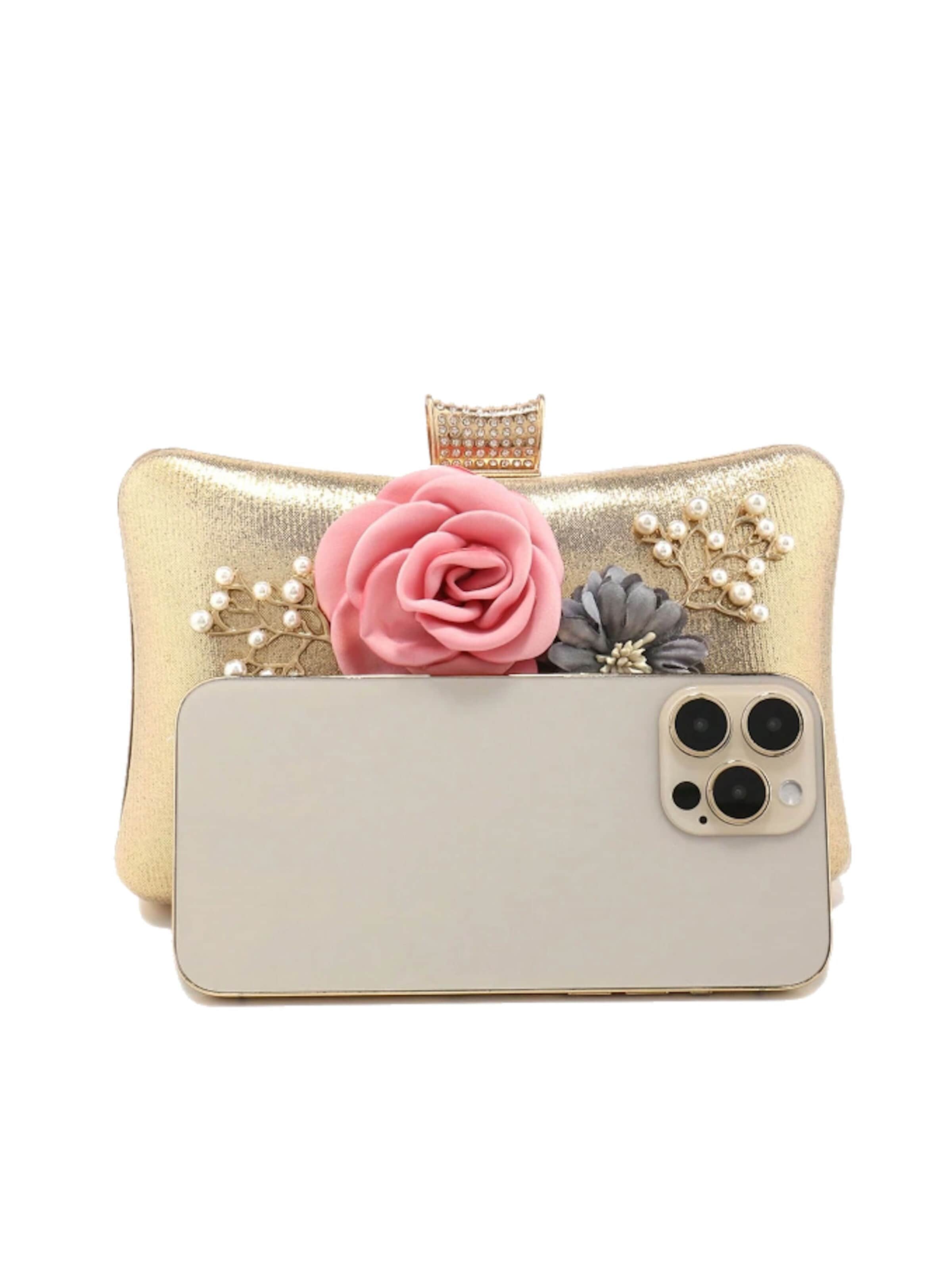 Tomshop24-7 Clutch 'Floris II'‌‌‌‌‌‌‌ in Gold