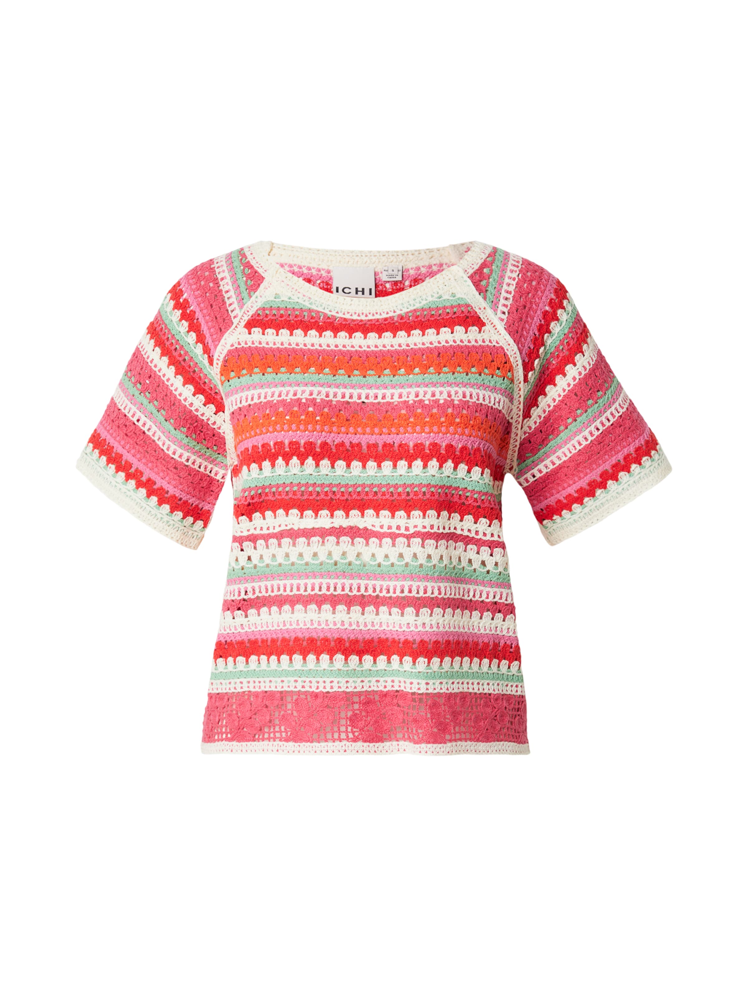 Pull-over 'IHBANDIE' ICHI en rose : devant