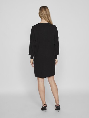 VILA Knitted dress in Black