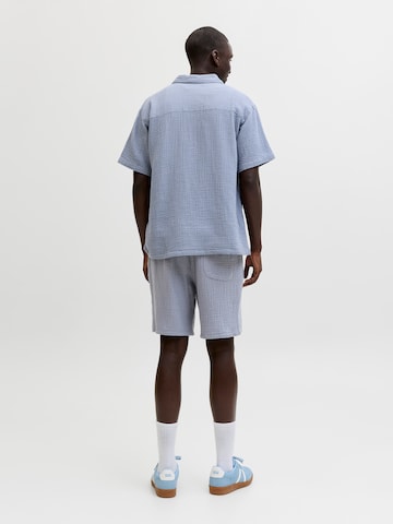 JACK & JONES Loosefit Nadrág 'JPSTJAIDEN PATRAS' - kék