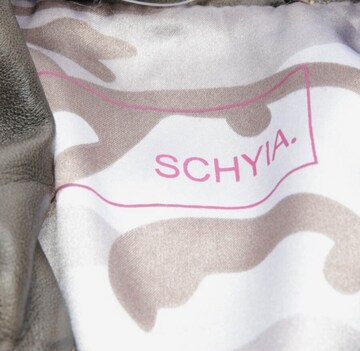 Schyia Lederjacke / Ledermantel S in Braun