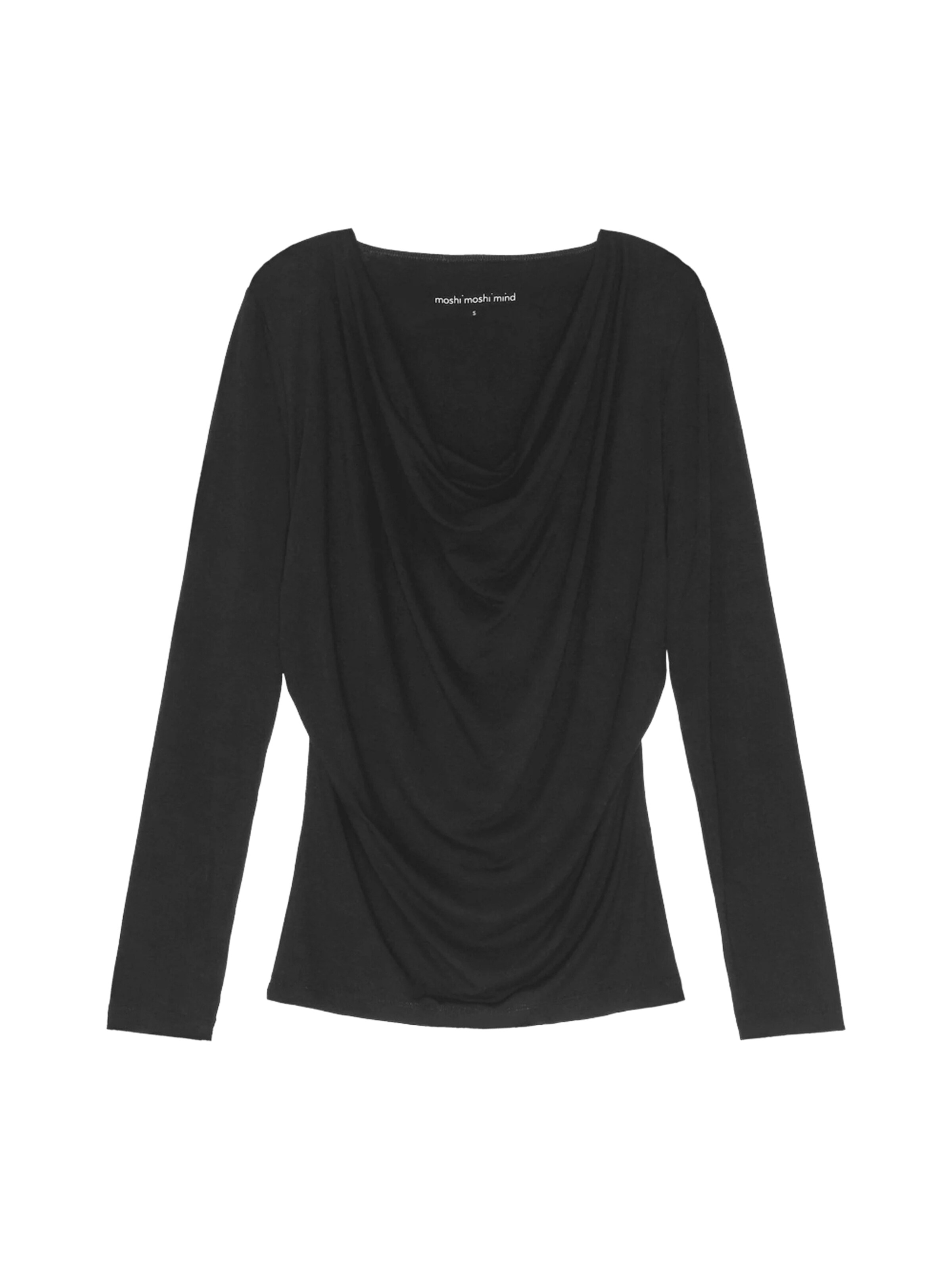 moshi moshi mind Regular Shirt 'Cascade' in Black: front