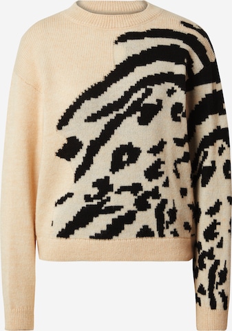 JDY Sweater 'KARMA' in Beige: front