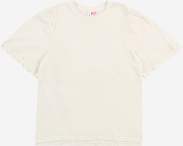 Vero Moda Girl T-shirt 'PANNA GLENN' i vit: framsida