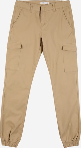 NAME IT Tapered Broek 'Sea' in Beige: voorkant