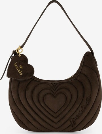 Braccialini - Bolso de hombro 'Beth Matelassé' en marrón: frente