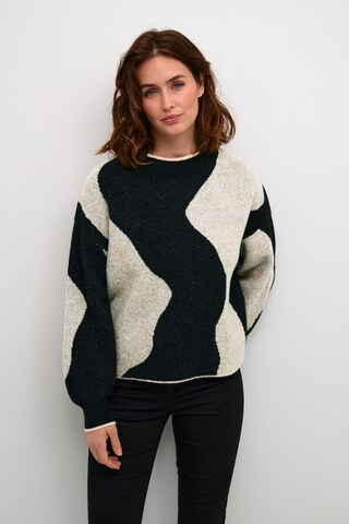 Pull-over 'Wilma' Kaffe en beige : devant