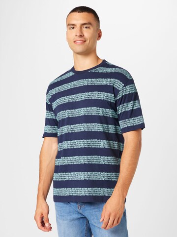 Springfield - Camiseta 'KODAK' en azul: frente