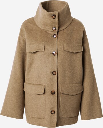 Twist & Tango Between-Seasons Coat 'Edna' in Brown: front