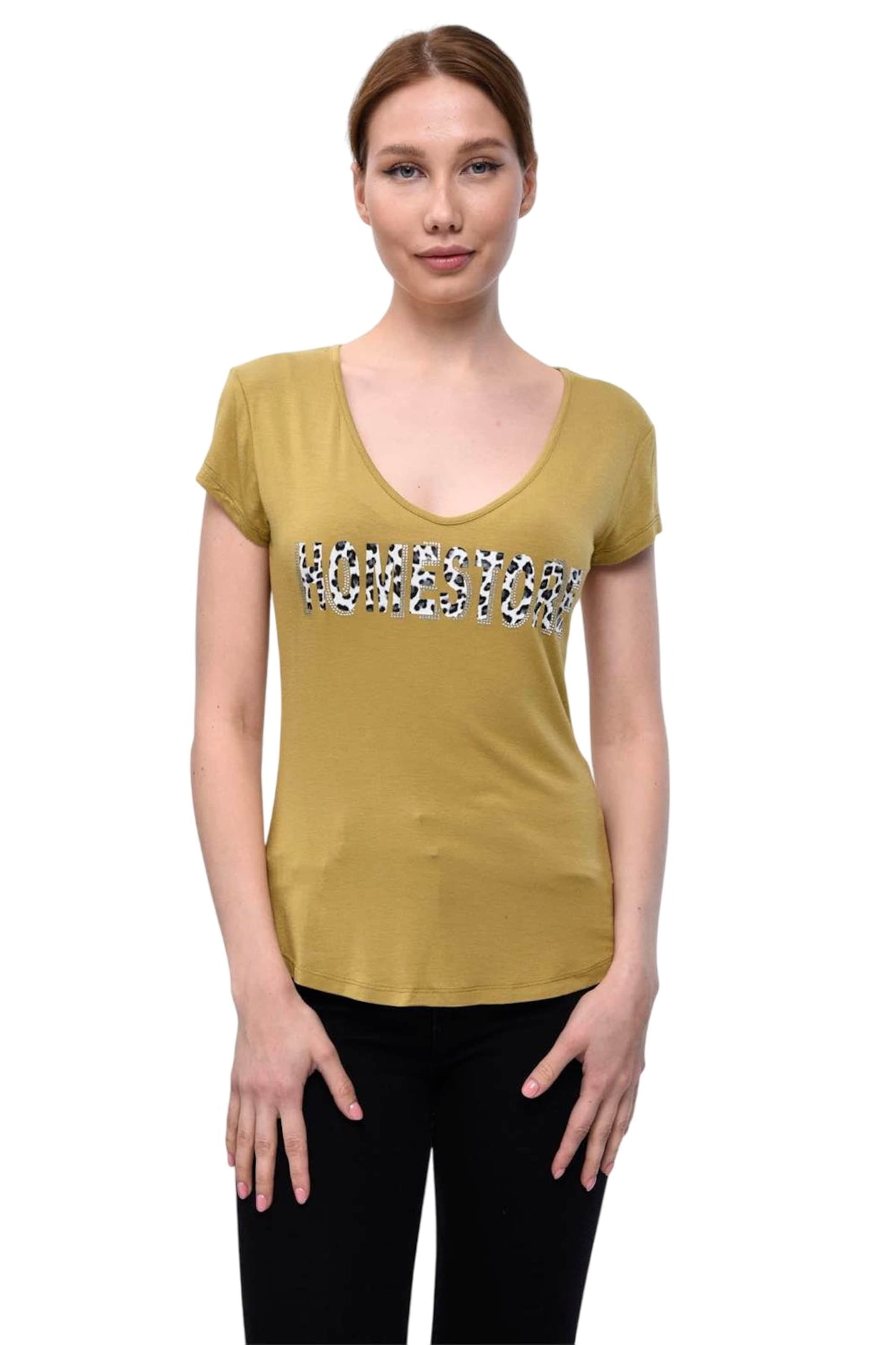 HOME STORE T-Shirt in Grün: Vorderseite