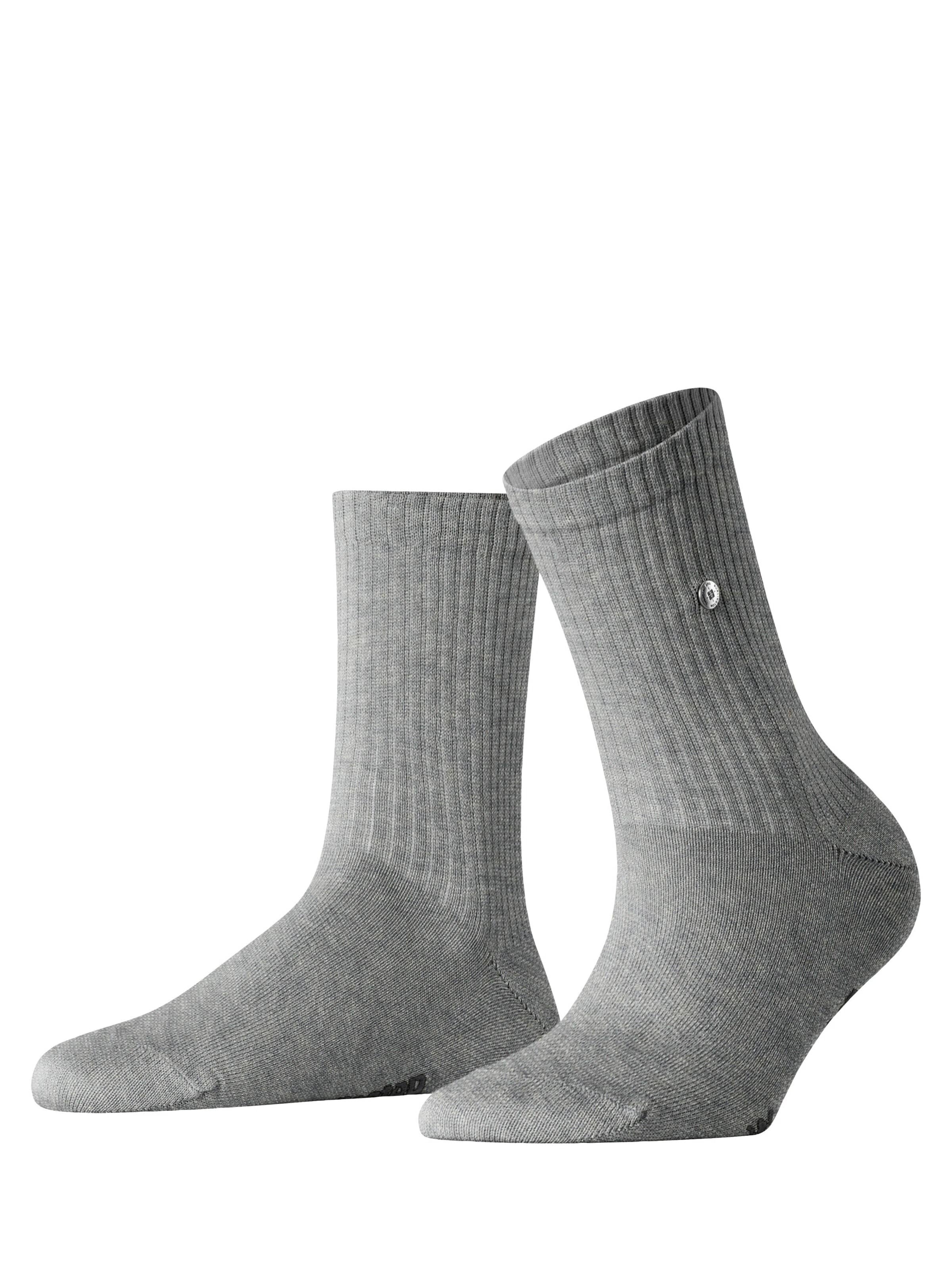 BURLINGTON Socks 'Fleet Street' in Grey: front
