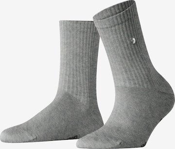 BURLINGTON Socks 'Fleet Street' in Grey: front