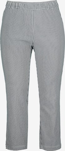 Ulla Popken Regular Pantalon 'Sienna' in Zwart: voorkant