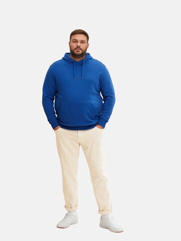 TOM TAILOR Men + Sweatshirt in Blue