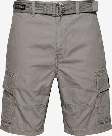 Superdry Regular Cargobroek in Grijs: voorkant