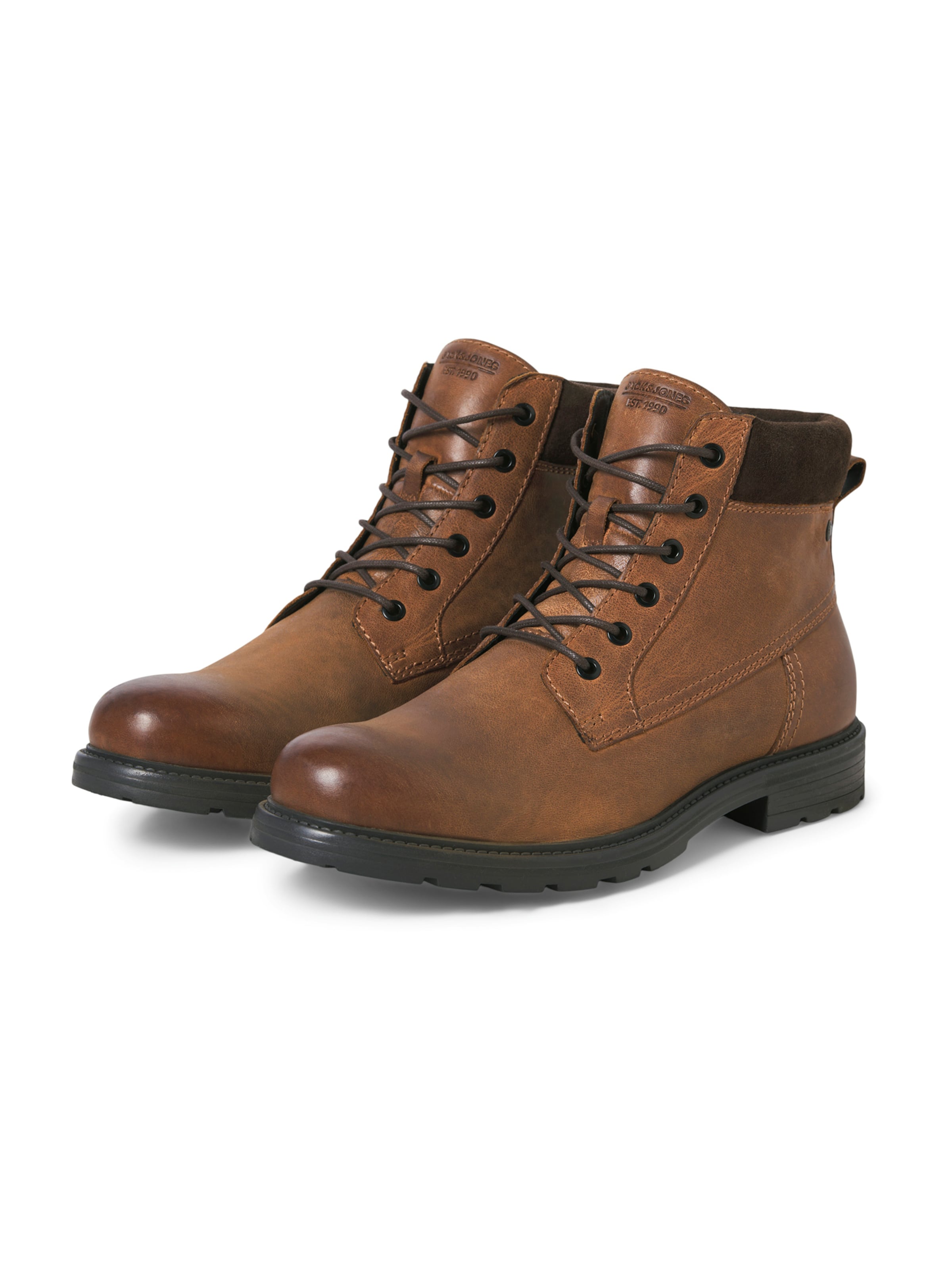 JACK & JONES Schnürboots 'JFWCranfield' in Gelb