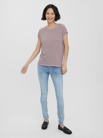 VERO MODA Shirt 'VMAva' in Brown