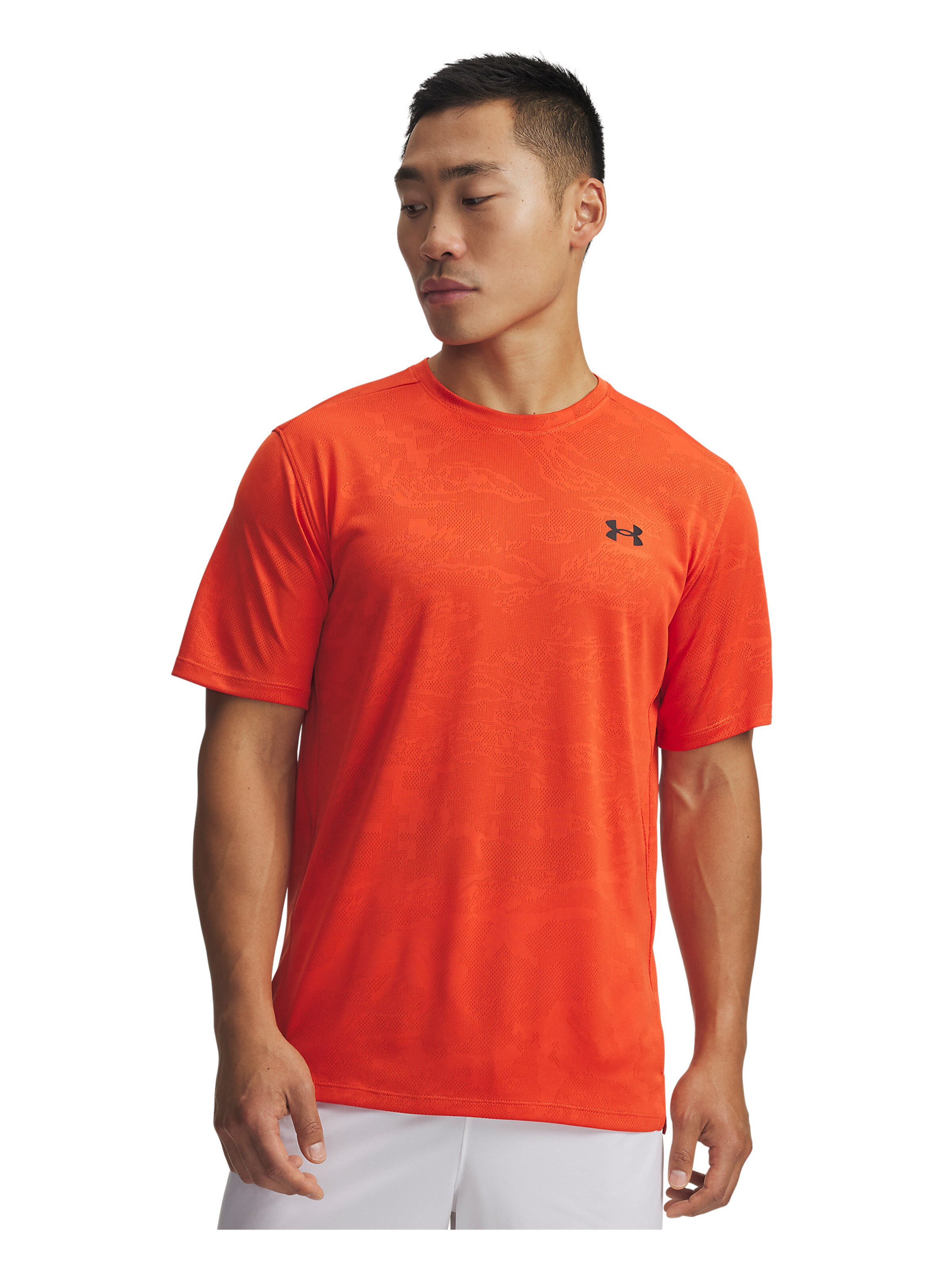 UNDER ARMOUR Functioneel shirt in Oranje: voorkant