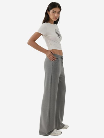 Hiccup Wide Leg Hose in Grau