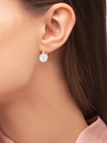 Boucles d'oreilles 'Ila' Heideman en or : devant