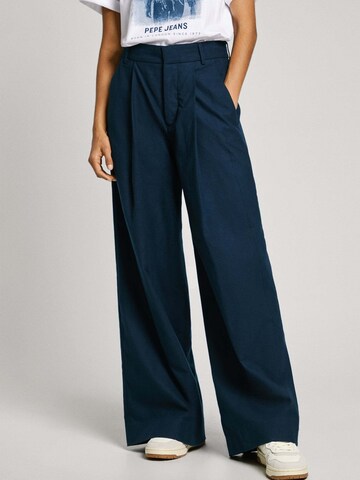 Wide leg Pantaloni con piega frontale 'DEMI' di Pepe Jeans in blu: frontale