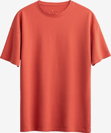 Kaft T-Shirt 'Raven' in Orange: Vorderseite