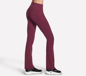SKECHERS Slim fit Workout Pants in Red
