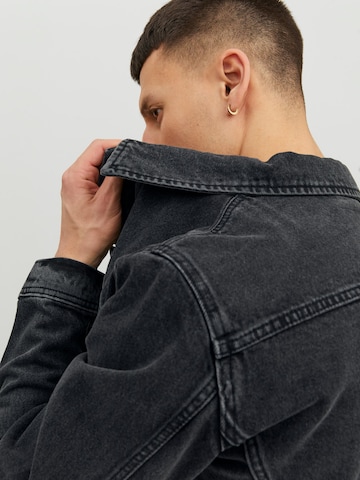 JACK & JONES Between-Season Jacket 'Jean' in Black