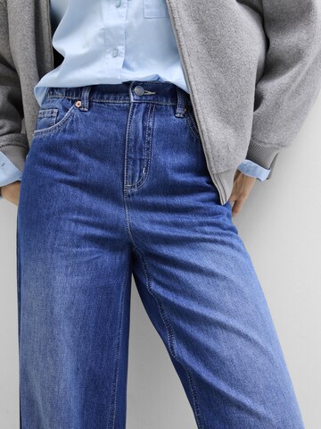 bonprix Wide leg Jeans in Blauw