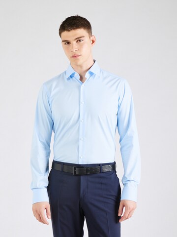 Coupe regular Chemise 'Joe' BOSS en bleu : devant