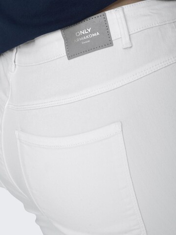 ONLY Carmakoma Slim fit Jeans in White